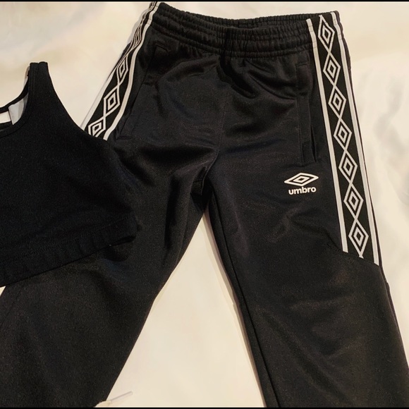 umbro track bottoms